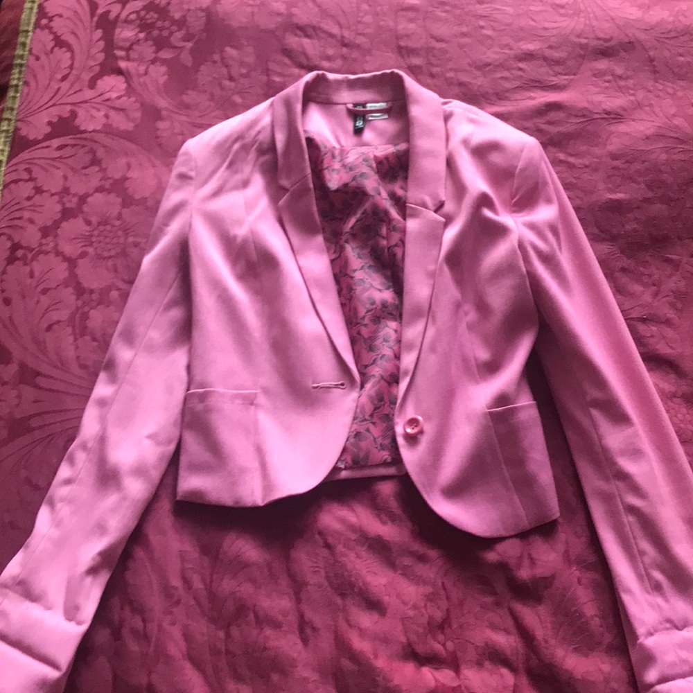 Pink blazer
